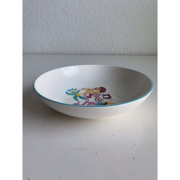 Sanrio Hello Kitty Beach Summer Tropical Ceramic Pasta Dinner Bowl Flamingo NEW - Picture 9 of 10